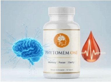 Phytomem One supplement bottle and brain wellness concept